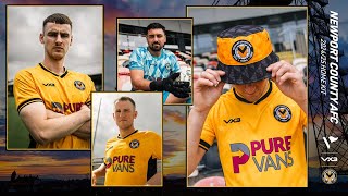 Newport County 202425 Home Kit Revealed [upl. by Trilly]