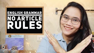 English Grammar No Article Rules  A An The  CSE and UPCAT Review [upl. by Kenlee156]