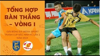 TỔNG HỢP BÀN THẮNG VÒNG I [upl. by Rutter]