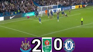 Newcastle vs Chelsea 20 2024 Carabao Cup  Match Highlights [upl. by Nyrtak]