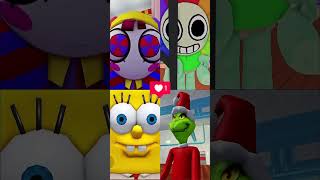 Roblox Funny Jumpscares Incredibox Sprunki digitalcircus sonic pomni dandysworld minions [upl. by Luebke76]