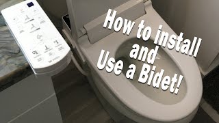 VOVO Bidet install and proper use Model VB6000SE [upl. by Ennaillek511]