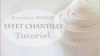 Fausse Chantilly avec la pâte wepam [upl. by Naened]