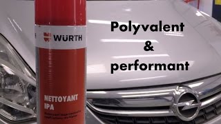 IPA  Nettoyant isopropanol  Würth [upl. by Annaiv956]