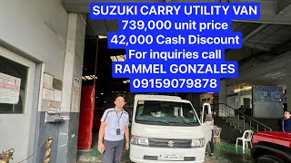 3 years warranty wala ka babayadan pag SUZUKI CARRY UTILITY VAN 2024 ang bibilhin mo [upl. by Hanni]