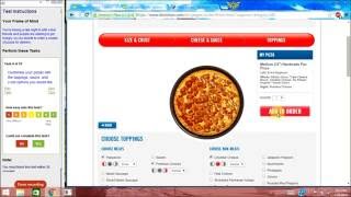 Dominos Pizza Website Usability Test [upl. by Marita326]