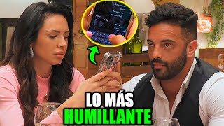 Una SOLTERA CHATEA con SU ENAMORADO en PLENA CITA y se BURLA de su CITA 🤬 First Dates [upl. by Balliol]