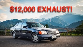 I MADE MY CHEAP MERCEDES SOUND LIKE A F1 RACECAR INSANE 12000 EXHAUST [upl. by Nnuahs]