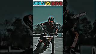 Bike race gir💯🥀ls vs boy viralshort viralshot [upl. by Saint]