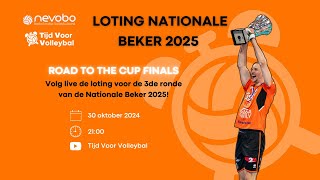 Loting 3de ronde Nationale Beker 2025 [upl. by Timrek]