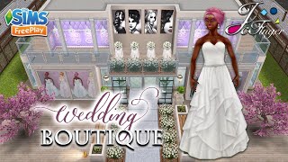 The Sims FreePlay 💍👰🏻🎩 WEDDING BOUTIQUE 🎩 👰🏻💍 [upl. by Petula765]