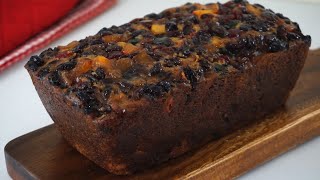 Easy And Moist Holiday Fruit Cake [upl. by Yonah569]