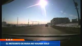 Meteorito que colisionó en Rusia haría parte de escombros espaciales [upl. by Olocin233]