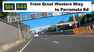 【Sydney Drive】 M route 4West11 from Great Western Mwy to Parramata Rd in Strathfield [upl. by Dyl]