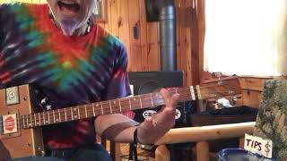 Heard it through the grapevine CCR John Fogerty lesson for 3 string Cigar Box Guitars [upl. by Ecneitap]