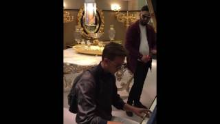 Playing quotComptine dun autre étéquot on a £250000 Grand Piano at Harrods [upl. by Doretta]