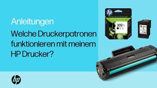 Welche Druckerpatronen funktionieren mit meinem HP Drucker  HP Support [upl. by Hacim]