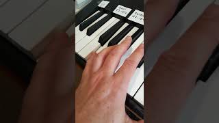 Vocal range classifications on keyboard [upl. by Dnar911]