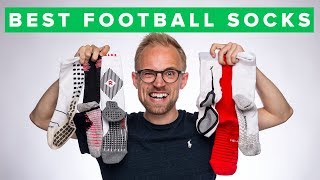 TOP 5 BEST FOOTBALL SOCKS  Spring 2018 [upl. by Lorac192]