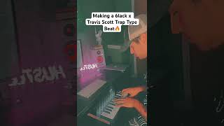 Making a 6lack x Travis Scott Type Beat Dark Trap Vibes 🔥 musicproducer 6lack [upl. by Etteraj653]