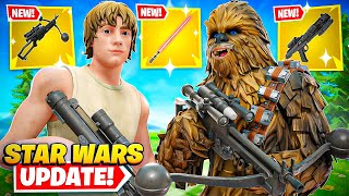 NEW STAR WARS UPDATE in Fortnite [upl. by Eatnoed762]