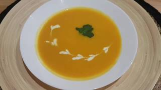 RECETTE DE VELOUTE DE POTIRON SOUPE DE CITROUILLE FACILE [upl. by Nelyag180]