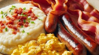 Eggs Bacon Grits SAUSAGE  Roblox Remake [upl. by Marnia]