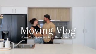 MOVING VLOG 1  House Tour Moving Day Big Kmart amp Target Homeware Haul Unpacking amp More [upl. by Yelhak]