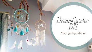 DIY Dreamcatcher  options for bases weaving and decoration [upl. by Falzetta]