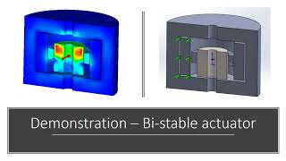 Webinar  Simulation of Bistable Actuators inside SOLIDWORKS [upl. by Ajidahk135]