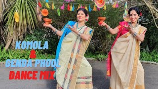 Bengali Dance Mix Komola x Genda Phool  Dancerianss Bangla Inspired Choreography [upl. by Esinehc]