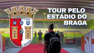 Tour pelo estádio do BRAGA  PORTUGAL [upl. by Sirehc504]