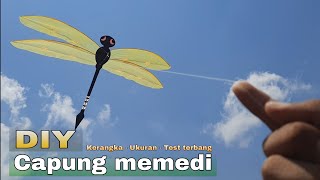 Diy membuat layangan hias capung memedi [upl. by Burg]