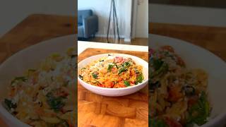 Easy OneTray Baked Orzo Recipe with Roasted Cherry Tomatoes  Creamy amp Flavorful Vegan Dish [upl. by Ximenez]