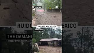 Terrifying Transformation Ruidoso NM Flood Before amp After [upl. by Ydennek]