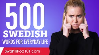 500 Swedish Words for Everyday Life  Basic Vocabulary 25 [upl. by Alimhaj492]