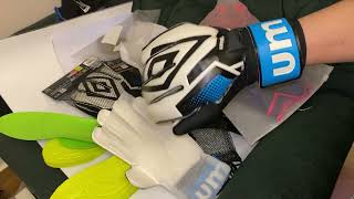 Walmart Umbro Adult Goalie Goalkeeper Gloves [upl. by Levona]