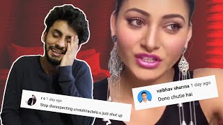 READING YOUR COMMENTS FROM URVASHI RAUTELA LOGAN PAUL ROAST  1k Subs Special [upl. by Herc283]