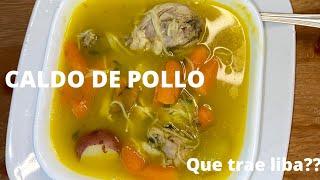 CALDO DE POLLO CON PAPAS Y ZANAHORIA 🥕 quetraeliba [upl. by Aihtyc]