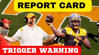 REPORT CARD TRIGGER WARNING TENNESSEE FOOTBALL TENNESSEE VOLUNTEERSVOLS NEWSVOLS FOOTBALL [upl. by Ximenez]