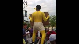 American Idol Auditions Detroit Banana man suit [upl. by Fein]