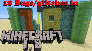 18 Bugsglitches in Minecraft 18 [upl. by Millman]