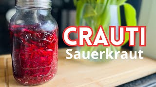 SAUERKRAUT  come preparare i crauti tedeschi la ricetta originale  Cibo fermentato [upl. by Kennett]