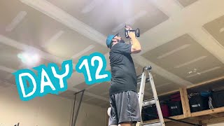 Install a Honeywell Shop Light and Weight Loss Update  Day 12 [upl. by Ashby]