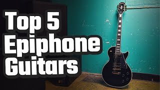 Best Epiphone Guitars  Top 5 Reviews in 2024 [upl. by Ddart]