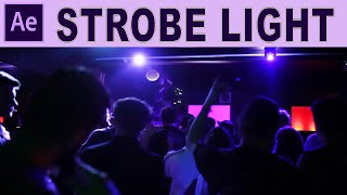 Strobe Light Effect  Adobe After Effects Tutorial [upl. by Violeta]