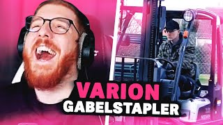 Unge REAGIERT auf VARION Gabelstapler 🚜 ungespielt Reaktion [upl. by Arrad968]