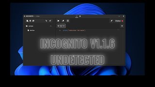 NEW Lvl 7 Free Roblox PC Executor  Incognito V116 Roblox  Exec [upl. by Latsryk]