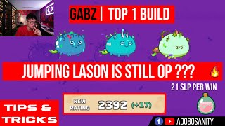 GABZ TOP 1 BUILD LAST SEASON  JUMPING LASON IS STILL OP TIPS amp STRATEGY [upl. by Osmo]