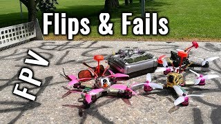 Flips and Fails  Weekend Freestyle FPV Flight [upl. by Ariait335]